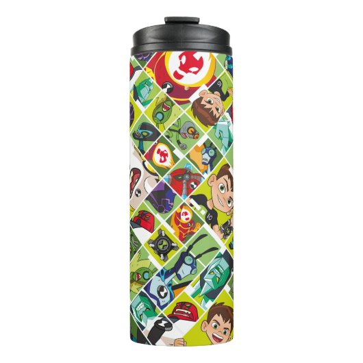Ben 10 Alien Tegel Pattern Thermosbeker (Voorkant)