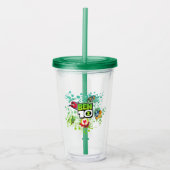 Ben 10 Alien Vormen Bubble Grafisch Acryl Drinkbeker (Voorkant)