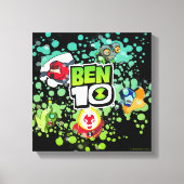 Ben 10 Alien Vormen Bubble Grafisch Canvas Afdruk (Voorkant)