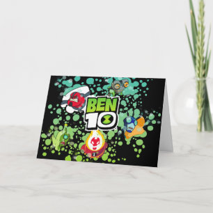 Ben 10 Alien Vormen Bubble Grafisch Kaart