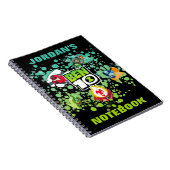 Ben 10 Alien Vormen Bubble Grafisch Notitieboek (Rechterzijde)