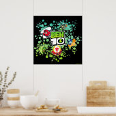 Ben 10 Alien Vormen Bubble Grafisch Poster (Keuken)