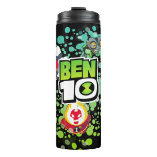 Ben 10 Alien Vormen Bubble Grafisch Thermosbeker