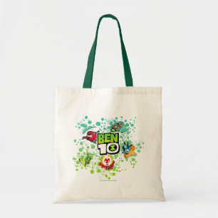 Ben 10 Alien Vormen Bubble Grafisch Tote Bag