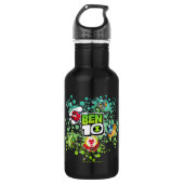 Ben 10 Alien Vormen Bubble Grafisch Waterfles (Voorkant)