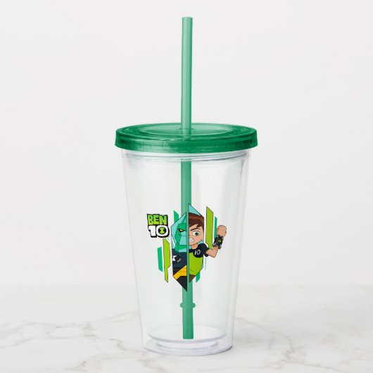 Ben 10 Diamondhead DNA Transformatie Acryl Drinkbeker (Voorkant)