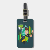Ben 10 Diamondhead DNA Transformatie Bagagelabel (Voorkant verticaal)