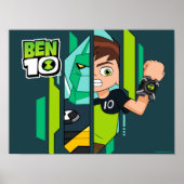 Ben 10 Diamondhead DNA Transformatie Poster (Voorkant)