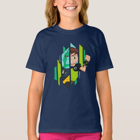 Ben 10 Diamondhead DNA Transformatie T-shirt (Voorkant)
