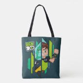 Ben 10 Diamondhead DNA Transformatie Tote Bag (Achterkant)