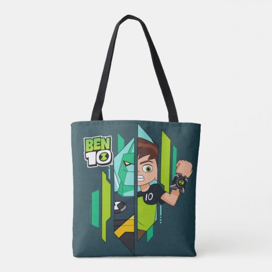 Ben 10 Diamondhead DNA Transformatie Tote Bag (Achterkant)