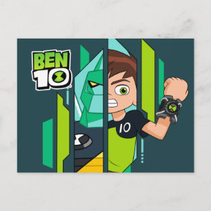 Ben 10 Diamondhead DNA Transformatie Uitnodiging Briefkaart