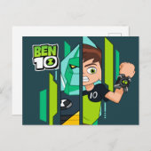 Ben 10 Diamondhead DNA Transformatie Uitnodiging Briefkaart (Voorkant / Achterkant)