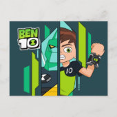 Ben 10 Diamondhead DNA Transformatie Uitnodiging Briefkaart (Voorkant)