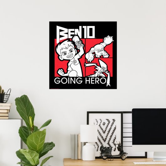 Ben 10 Going Hero Poster (Thuiskantoor)