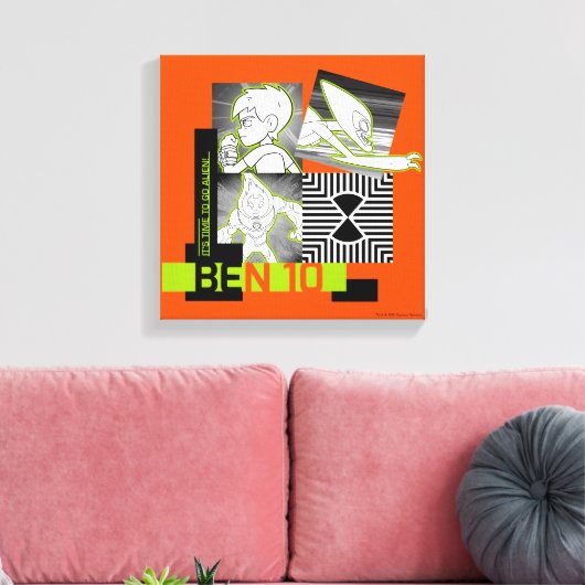 Ben 10 - Het is tijd om Alien te gaan Canvas Afdruk (Insitu (Woonkamer))