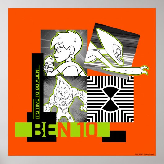 Ben 10 - Het is tijd om Alien te gaan Poster (Voorkant)