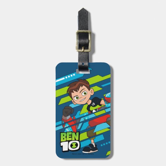 Ben 10 Overflow DNA Transformatie Bagagelabel (Voorkant verticaal)