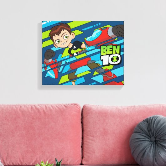 Ben 10 Overflow DNA Transformatie Canvas Afdruk (Insitu (Woonkamer))