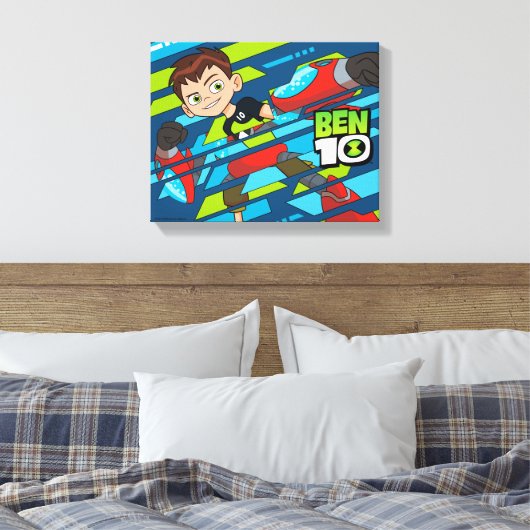 Ben 10 Overflow DNA Transformatie Canvas Afdruk (Insitu (Slaapkamer))