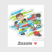 Ben 10 Overflow DNA Transformatie Sticker (Vel)