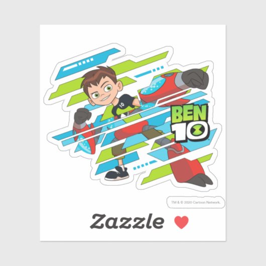 Ben 10 Overflow DNA Transformatie Sticker (Vel)