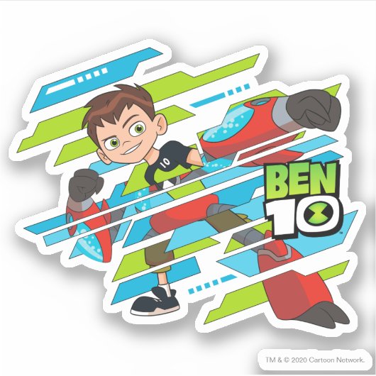 Ben 10 Overflow DNA Transformatie Sticker (Voorkant)