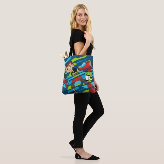 Ben 10 Overflow DNA Transformatie Tote Bag (Op model)