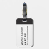 Ben 10 Retro Alien Group Graphic Bagagelabel (Achterkant verticaal)