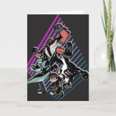 Ben 10 Retro Alien Group Graphic Kaart (Voorkant)