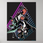Ben 10 Retro Alien Group Graphic Poster (Voorkant)