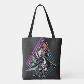 Ben 10 Retro Alien Group Graphic Tote Bag (Achterkant)