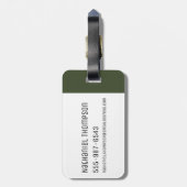 Ben 10 Transformatie van DNA-transformatie in de h Bagagelabel (Achterkant verticaal)