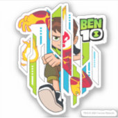 Ben 10 Transformatie van DNA-transformatie in de h Sticker (Voorkant)