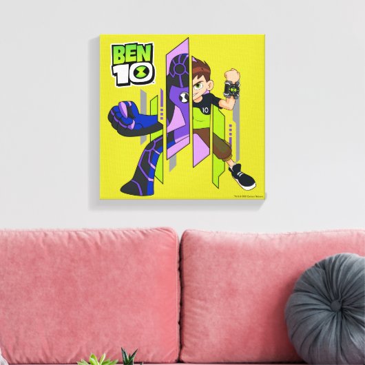 Ben 10 Upgrade DNA transformatie Canvas Afdruk (Insitu (Woonkamer))