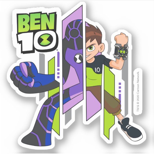 Ben 10 Upgrade DNA transformatie Sticker (Voorkant)