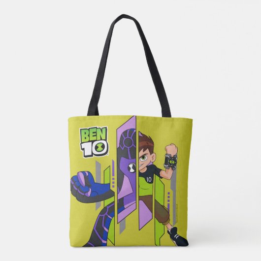 Ben 10 Upgrade DNA transformatie Tote Bag (Achterkant)