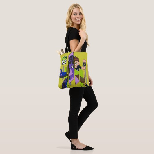Ben 10 Upgrade DNA transformatie Tote Bag (Op model)