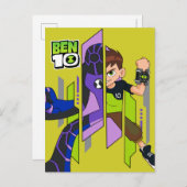 Ben 10 Upgrade DNA transformatie Uitnodiging Briefkaart (Voorkant / Achterkant)