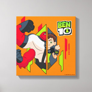 Ben 10 Vier Arms DNA Transformatie Canvas Afdruk