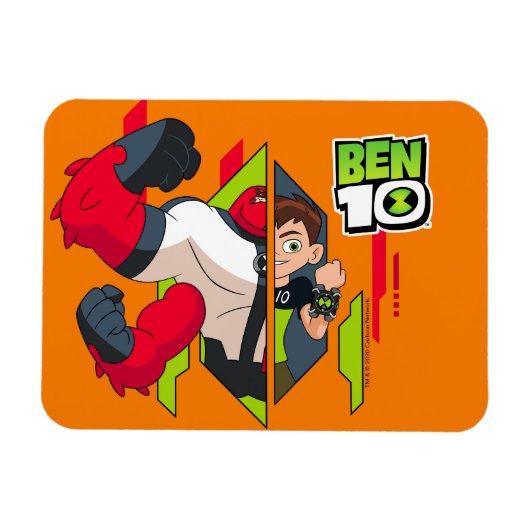 Ben 10 Vier Arms DNA Transformatie Magneet (Horizontaal)