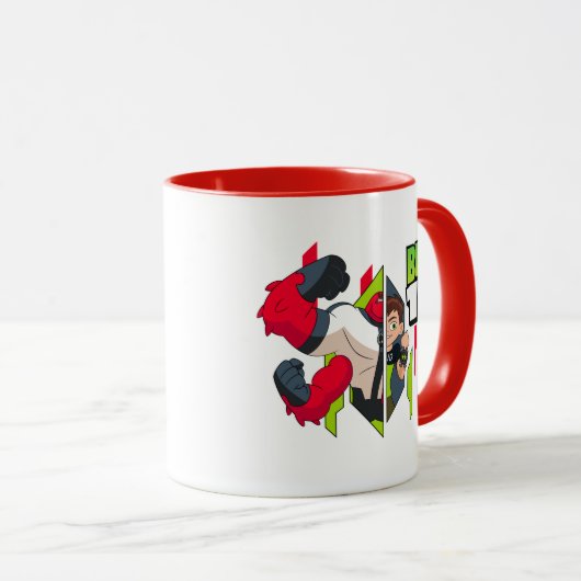 Ben 10 Vier Arms DNA Transformatie Mok (Voorkant rechts)