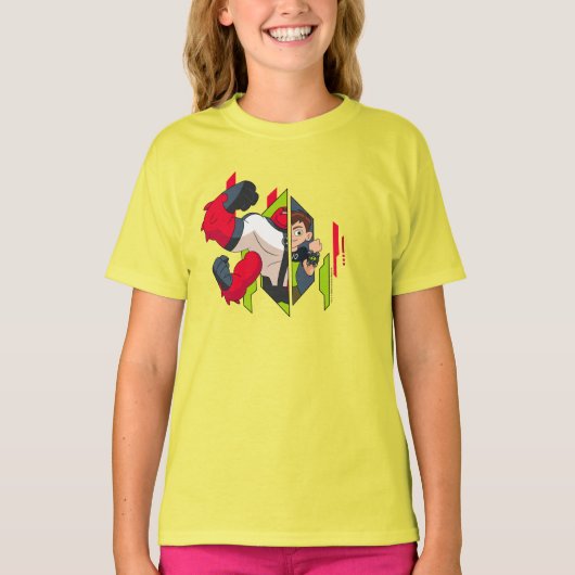 Ben 10 Vier Arms DNA Transformatie T-shirt (Voorkant)