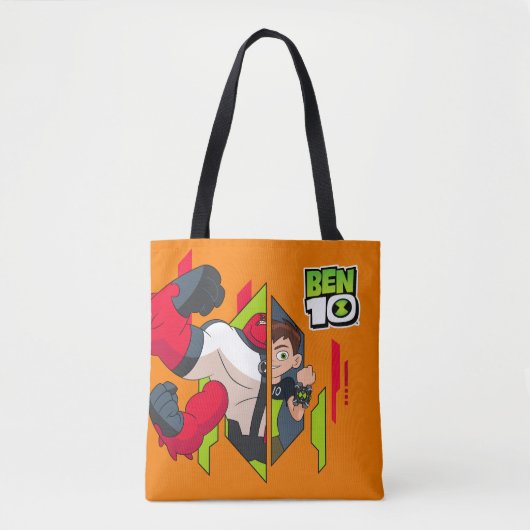 Ben 10 Vier Arms DNA Transformatie Tote Bag (Voorkant)
