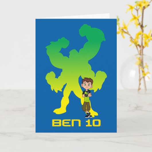 Ben 10 & Vier Arms Shadow Kaart (Gele Bloem)