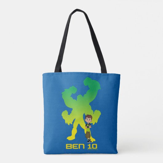 Ben 10 & Vier Arms Shadow Tote Bag (Achterkant)