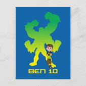 Ben 10 & Vier Arms Shadow Uitnodiging Briefkaart (Voorkant)