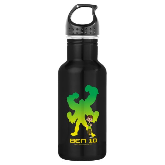 Ben 10 & Vier Arms Shadow Waterfles (Voorkant)