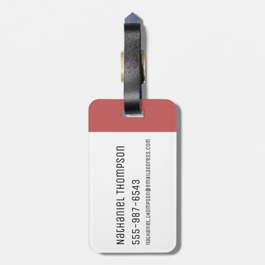 Ben 10 Wilde DNA-transformatie Bagagelabel (Achterkant verticaal)