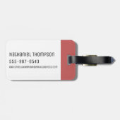 Ben 10 Wilde DNA-transformatie Bagagelabel (Achterkant horizontaal)